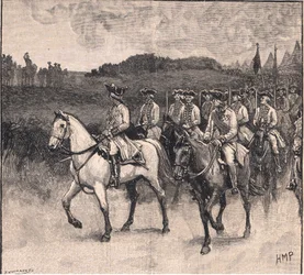 Surrender of Burgoyne at Saratoga AD 1777